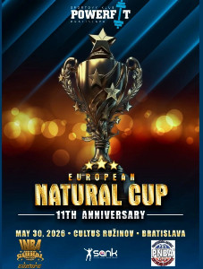 11. European POWERFIT Natural cup - 30.5.2026 - Bratislava - SK