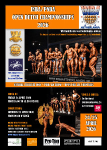 INBA PNBA Open Dutch Championships 2026  - 24.-25.4.2026 - Ede - NL